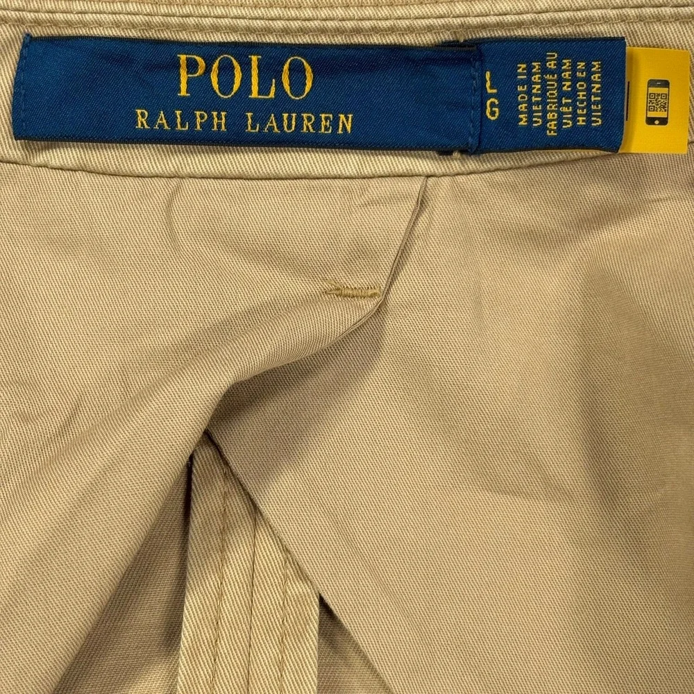 Polo Ralph Lauren Modern Fit Stretch Blazer Mens 44R Tan Beige Cotton Chino NEW